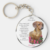 Amantes Doxie del Dachshund Llaveros