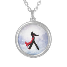 Amantes que bailan en la estrella del amor colgante