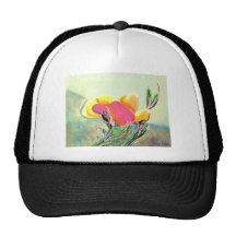 Amapola de California Gorros Bordados