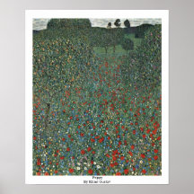 Amapola de Klimt Gustavo Impresiones