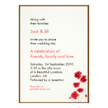 Amapolas 5x7 anuncios personalizados