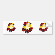 Amapolas Etiqueta De Parachoque