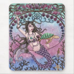 Amara - sirena y tortuga Mousepad Alfombrillas De Ratón