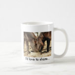 ¡Amaría compartir…,… mi vida con USTED! Taza