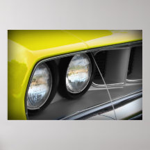 Amarillo 1971 de Plymouth 'Cuda Posters
