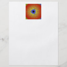 Amarillo anaranjado de la mandala del fractal del  flyer a todo color