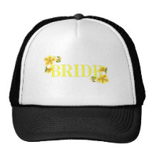 Amarillo de la novia gorro