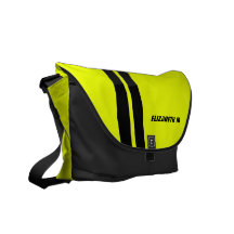 Amarillo de neón de encargo/negro que compite con  bolsas messenger