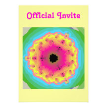Amarillo del rosa de la mandala del fractal del pa comunicados