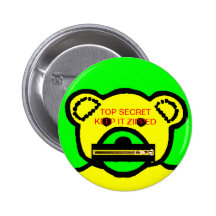 Amarillo del verde del oso de peluche los regalos  pin