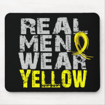 Amarillo real del desgaste de hombres de la hidroc alfombrilla de ratón
