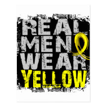 Amarillo real del desgaste de hombres del sarcoma postal