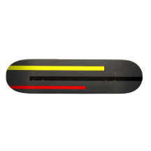 Amarillo rojo negro patines 