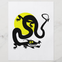 Amarillo sun.png de la serpiente del dragón tarjetones