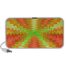 amarillo verde anaranjado maravilloso altavoces de viaje