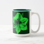 Amaryllis verde taza