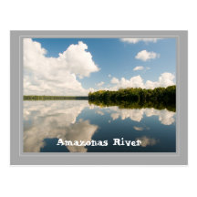 Amazon river tarjeta postal