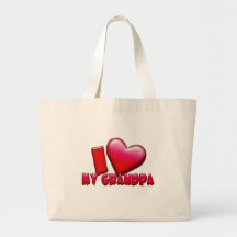 Ame a mi abuelo bolsa de mano
