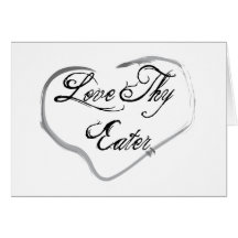 Ame a Thy comedor Felicitacion