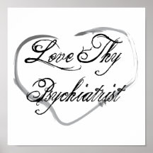 Ame a Thy psiquiatra Posters