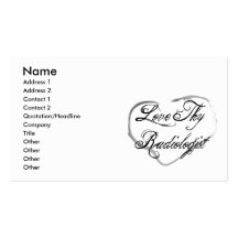 Ame a Thy radiólogo Tarjetas Personales