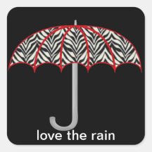 ame al pegatina de la lluvia