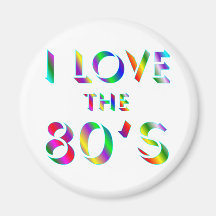 Ame los años 80 imán para frigorífico