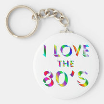 Ame los años 80 llaveros
