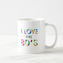 Ame los años 80 taza