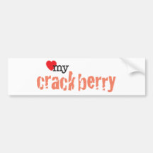 Ame mi Crackberry Pegatina De Parachoque