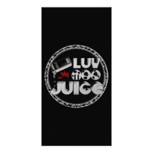 Ame mi plantilla Valxart.com del jugo del MOO Tarjeta Fotografica Personalizada