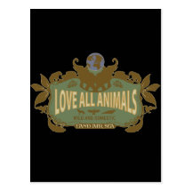 Ame todos los animales postales