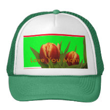 Ámele mamá - tulipanes el MUSEO Zazzle Gorro De Camionero