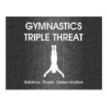 Amenaza SUPERIOR del triple de la gimnasia (hombre Postal