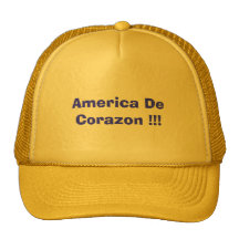 ¡América De Corazon!!! Gorro De Camionero