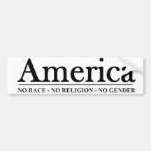 América Etiqueta De Parachoque