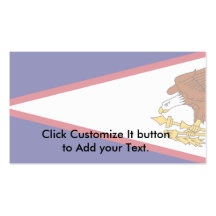 American Samoa, Estados Unidos señalan por medio d Tarjetas De Negocios