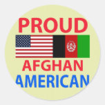 Americano afgano orgulloso pegatinas  