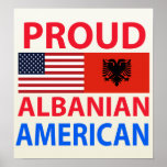 Americano albanés orgulloso impresiones