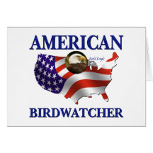 Americano Birdwatcher Felicitacion