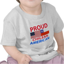 Americano chileno orgulloso camiseta