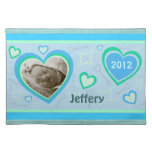 Americano de encargo MoJo Placemat de los azules c Manteles