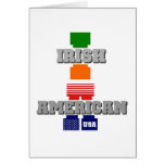 Americano irlandés felicitación
