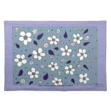 Americano MoJo Placemat de la flor de Gothicchicz Mantel Individual