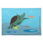 Americano MoJo Placemat de la tortuga Mantel Individual