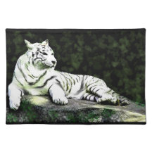 Americano MoJo Placemat del tigre de Gothicchicz Mantel