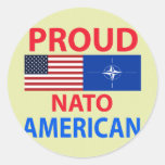 Americano orgulloso etiquetas  