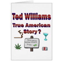 Americano verdadero Story2 de Ted Williams Felicitaciones