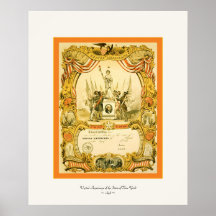 Americanos unidos del estado del ~ 1848 de Nueva Y Posters