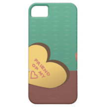 Amigo de mi corazón iPhone 5 Case-Mate cárcasa